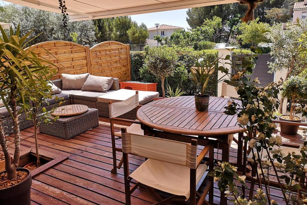 La Terrasse Ensoleillee De Sausset - Cote Bleue Apartment Exterior photo